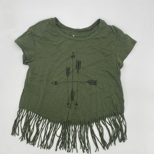 American Eagle Fringe Tshirt